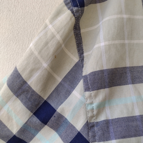 Fly Society Short Sleeve Shirt Hoodie PLAID Button Down Men's Size 2XL - Picture 4 of 9